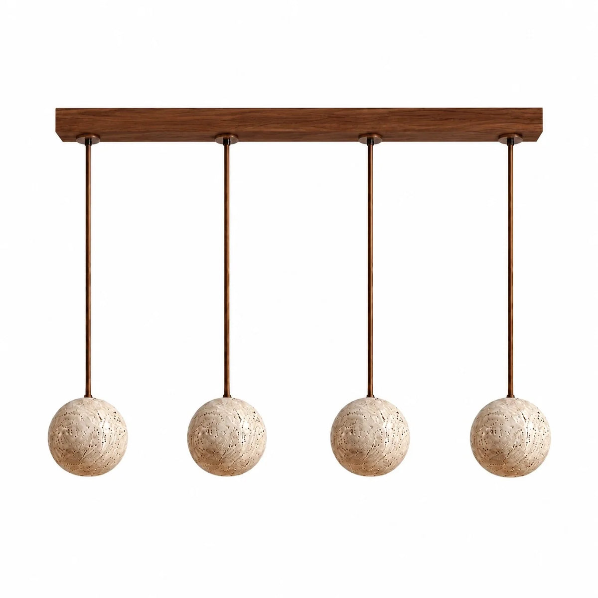 Wabi-Sabi Natural Travertine Pendant Light
