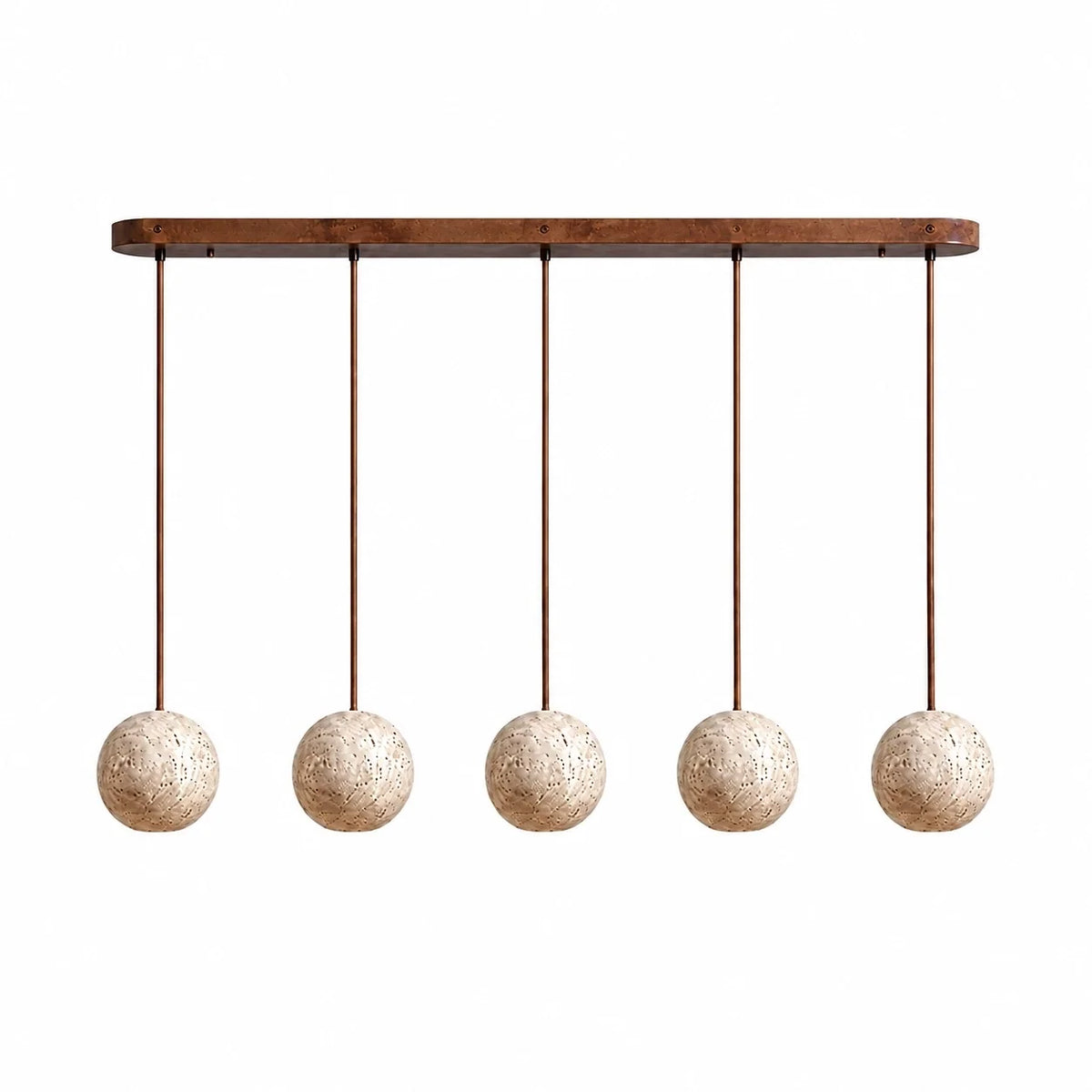 Wabi-Sabi Natural Travertine Pendant Light