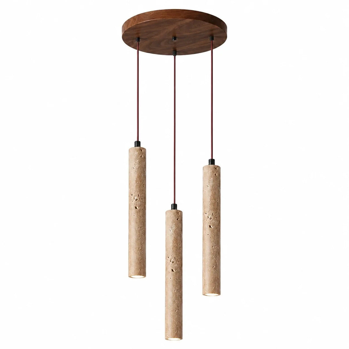 Wabi-Sabi Natural Travertine Pendant Light