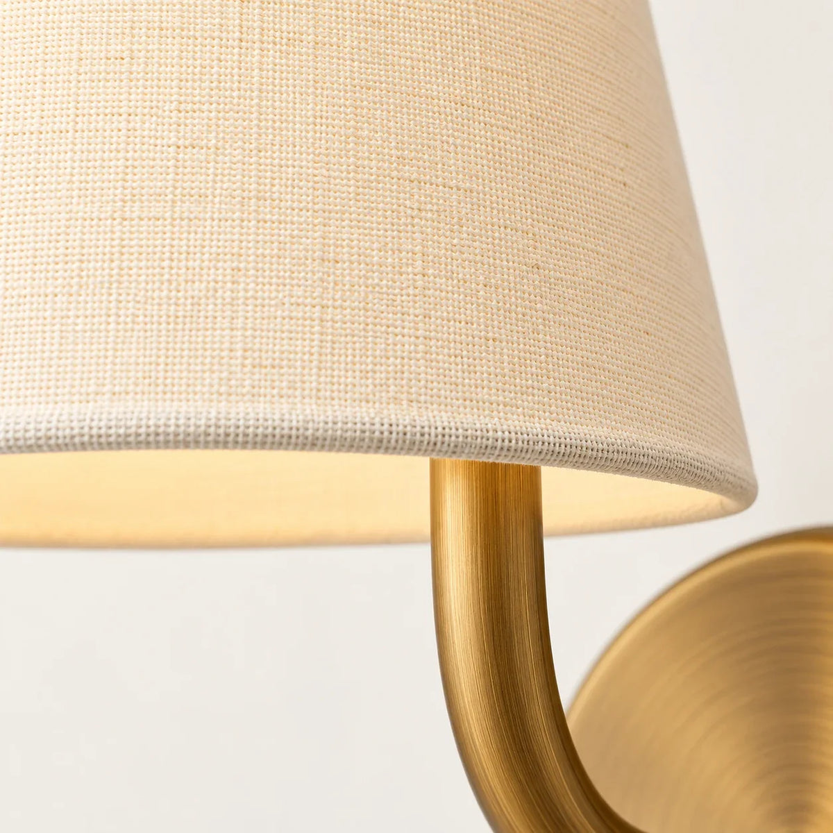 Close view of Hawthorne fabric shade weave