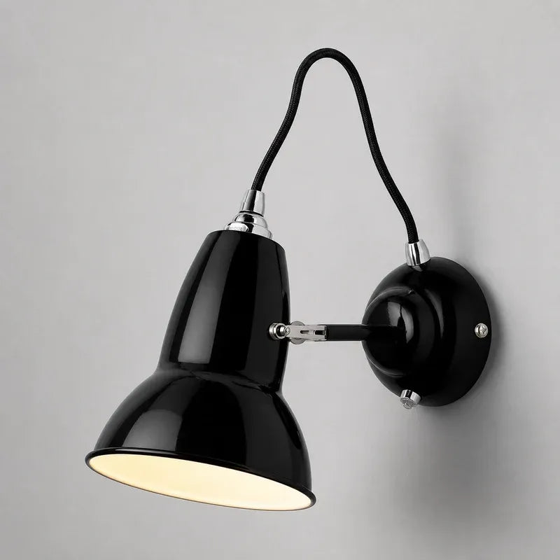Melrose Industrial Retro Adjustable Metal Wall Light with Rotating Shade