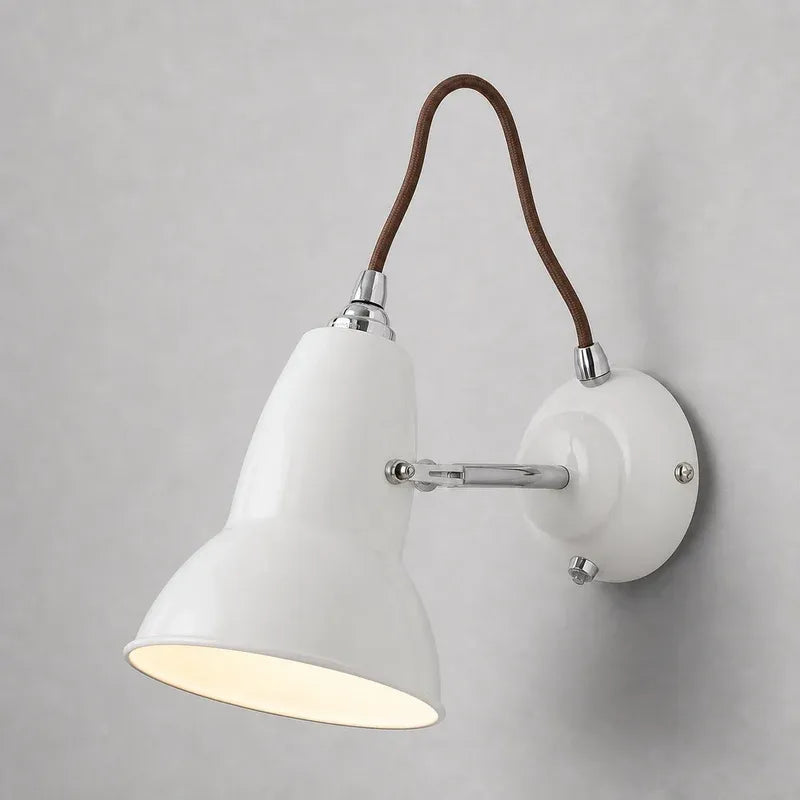 Melrose Industrial Retro Adjustable Metal Wall Light with Rotating Shade