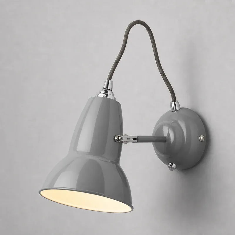 Melrose Industrial Retro Adjustable Metal Wall Light with Rotating Shade