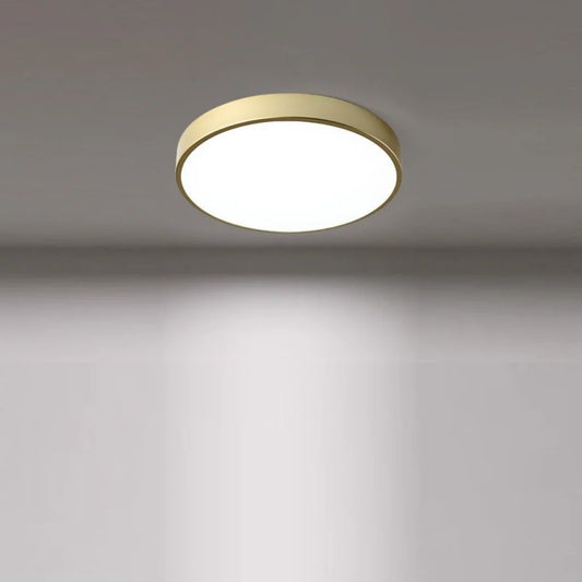 Minimalist Round Iron Ceiling Light