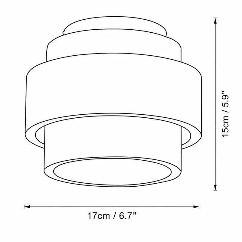 Wabi‑Sabi Wood Travertine Cylinder Ceiling Light