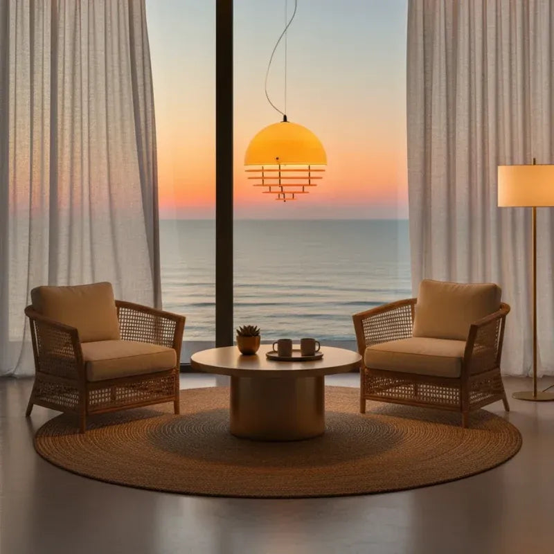 Elwin Nordic Bauhaus Sunset Ambient Decorative Pendant Light